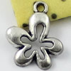 Pendant/Charm, Fashion Zinc Alloy Jewelry Findings, Lead-free, Star 15x17mm, Sold by KG