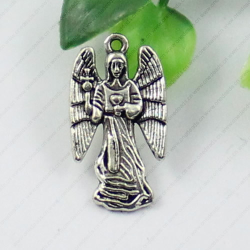 Pendant/Charm. Fashion Zinc Alloy Jewelry Findings. Lead-free. 26x14mm. Sold by KG