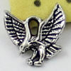 Pendant/Charm, Fashion Zinc Alloy Jewelry Findings, Lead-free, Animal 13x13mm, Sold by KG