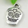 Pendant/Charm, Fashion Zinc Alloy Jewelry Findings, Lead-free, Skeleton 19x12mm, Sold by KG
