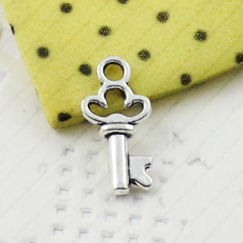 Pendant/Charm. Fashion Zinc Alloy Jewelry Findings. Lead-free. 17x8mm. Sold by KG