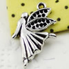 Pendant/Charm. Fashion Zinc Alloy Jewelry Findings. Lead-free. 29x17mm Sold by KG