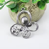 Pendant/Charm. Fashion Zinc Alloy Jewelry Findings. Lead-free. Animal  67x61mmmm. Sold by KG