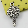 Pendant/Charm, Fashion Zinc Alloy Jewelry Findings, Lead-free, Tree 22x12mm, Sold by KG