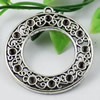Pendant/Charm, Fashion Zinc Alloy Jewelry Findings, Lead-free, Dount 45x41mm, Sold by KG