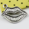 Pendant/Charm. Fashion Zinc Alloy Jewelry Findings. Lead-free. Mouth 19x24mm. Sold by KG