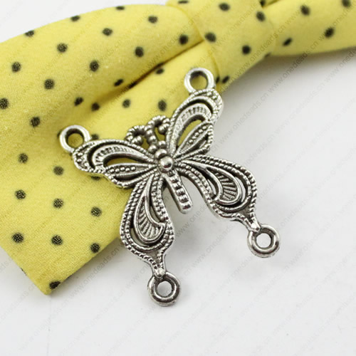 Connetor. Fashion Zinc Alloy Jewelry Findings. Lead-free. 29x24mm. Sold by KG