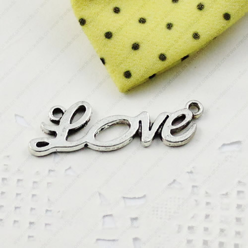 Pendant/Charm, Fashion Zinc Alloy Jewelry Findings, Lead-free, Wards 33x11mm, Sold by KG