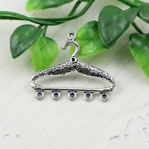 Connector, Fashion Zinc Alloy Jewelry Findings, Lead-free, 30x36mm, Sold by KG