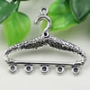 Connector, Fashion Zinc Alloy Jewelry Findings, Lead-free, 30x36mm, Sold by KG