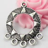 Connector, Fashion Zinc Alloy Jewelry Findings, Lead-free, 31x26mm, Sold by KG