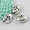 Beads. Fashion Zinc Alloy jewelry findings.11x8mm. Hole size:1.5mm. Sold by KG
