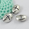 Beads. Fashion Zinc Alloy jewelry findings.11x8mm. Hole size:1.5mm. Sold by KG