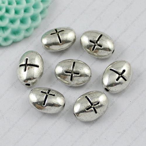 Beads. Fashion Zinc Alloy jewelry findings.11x8mm. Hole size:1.5mm. Sold by KG