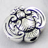 Beads. Fashion Zinc Alloy jewelry findings.12x10mm. Hole size:2mm. Sold by KG
