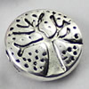 Beads. Fashion Zinc Alloy jewelry findings.11mm. Hole size:2mm. Sold by KG
