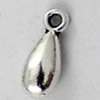 Pendant. Fashion Zinc Alloy jewelry findings.Teardrop 12x5mm. Sold by 
