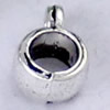 Bail Beads. Fashion Zinc Alloy Jewelry Findings.9x4mm.Inner dia:4mm Sold by Bag
