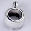 Bail Beads. Fashion Zinc Alloy Jewelry Findings.9x4mm.Inner dia:4mm Sold by Bag