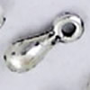 Pendant. Fashion Zinc Alloy jewelry findings.Teardrop 7x3mm. Sold by Bag

