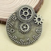 Pendant. Fashion Zinc Alloy jewelry findings.Clocks ang Watches 43x46.5mm. Sold by KG
