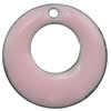 Iron Enamel Pendant.Both side enamel Fashion Jewelry findings. Lead-free. Round 15mm Sold by PC
