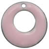 Iron Enamel Pendant.Both side enamel Fashion Jewelry findings. Lead-free. Round 15mm Sold by PC