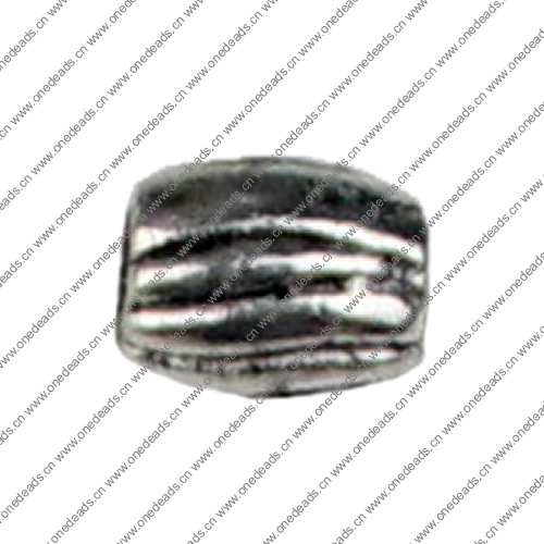 Beads. Fashion Zinc Alloy jewelry findings.5x6mm. Hole size:2.5mm. Sold by KG