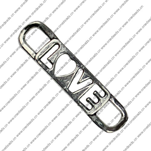 Connector. Fashion Zinc Alloy Jewelry Findings. 37x9mm. Sold by KG  