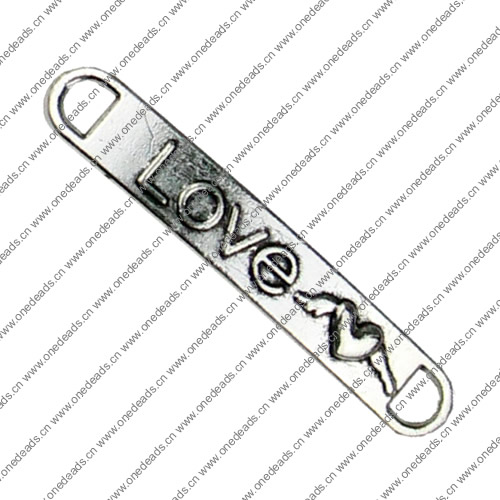 Connector. Fashion Zinc Alloy Jewelry Findings. 37x6mm. Sold by KG  
