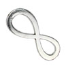 Connector. Fashion Zinc Alloy Jewelry Findings."8" shape 30x13mm. Sold by KG  
