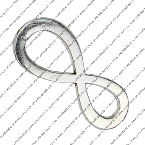 Connector. Fashion Zinc Alloy Jewelry Findings."8" shape 30x13mm. Sold by KG  