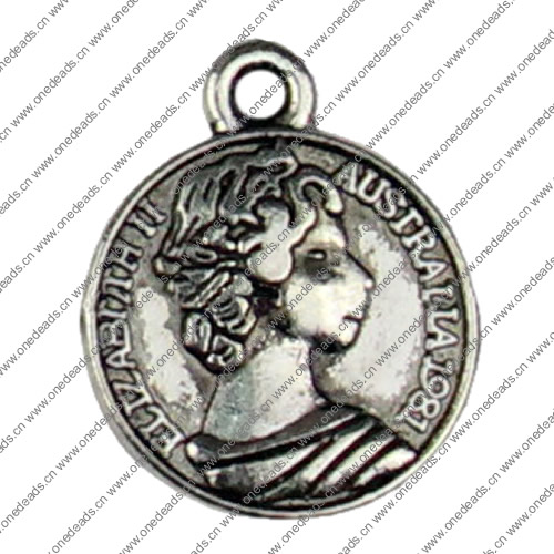 Pendant. Fashion Zinc Alloy jewelry findings. 16x20mm. Sold by KG