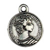 Pendant. Fashion Zinc Alloy jewelry findings. 16x20mm. Sold by KG