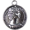 Pendant. Fashion Zinc Alloy jewelry findings. 28x23mm. Sold by KG