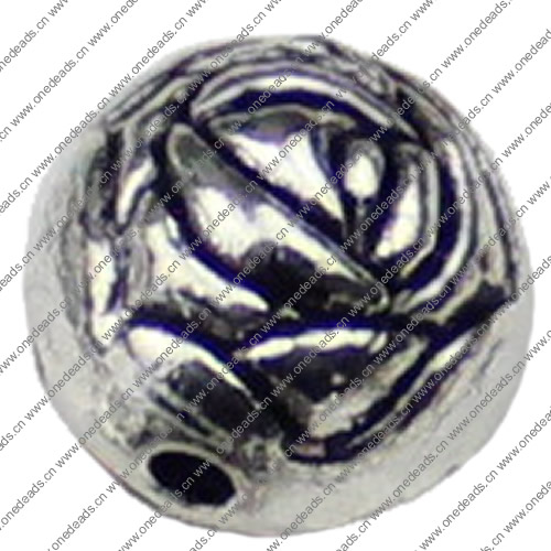 Beads. Fashion Zinc Alloy jewelry findings.9x9mm. Hole size:2mm. Sold by KG