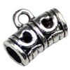 Beads. Fashion Zinc Alloy jewelry findings.8x11mm. Hole size:3mm. Sold by KG
