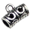 Beads. Fashion Zinc Alloy jewelry findings.8x11mm. Hole size:3mm. Sold by KG