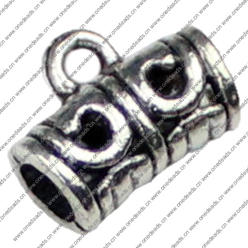 Beads. Fashion Zinc Alloy jewelry findings.8x11mm. Hole size:3mm. Sold by KG