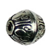 Beads. Fashion Zinc Alloy jewelry findings.10x9mm. Hole size:2mm. Sold by KG
