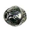 Beads. Fashion Zinc Alloy jewelry findings.10x9mm. Hole size:2mm. Sold by KG