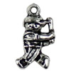 Pendant. Fashion Zinc Alloy jewelry findings. People 17x9mm. Sold by KG
