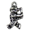 Pendant. Fashion Zinc Alloy jewelry findings. People 17x9mm. Sold by KG