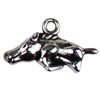 Pendant. Fashion Zinc Alloy jewelry findings. Animal 22x12mm. Sold by KG