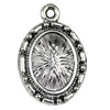 Pendant. Fashion Zinc Alloy jewelry findings. 20x17mm. Sold by KG
