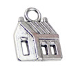 Pendant. Fashion Zinc Alloy jewelry findings.House 17x14mm. Sold by KG
