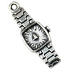 Pendant. Fashion Zinc Alloy jewelry findings. Wrist watch 23x9mm. Sold by KG