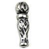 Beads. Fashion Zinc Alloy jewelry findings.22x6mm. Hole size:2mm. Sold by KG
