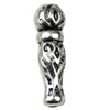 Beads. Fashion Zinc Alloy jewelry findings.22x6mm. Hole size:2mm. Sold by KG