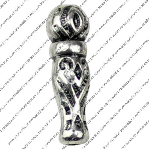 Beads. Fashion Zinc Alloy jewelry findings.22x6mm. Hole size:2mm. Sold by KG